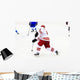 ice hockey player Wall Mural