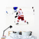 ice hockey player Wall Mural