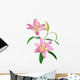 Pink Lily Flowers Wall Decal