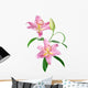 Pink Lily Flowers Wall Decal