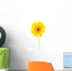Yellow gerbera flower Wall Decal