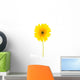 Yellow gerbera flower Wall Decal
