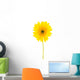 Yellow gerbera flower Wall Decal