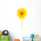 Yellow gerbera flower Wall Decal