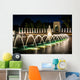 The National World War II Memorial Fountains at night at the Nat Wall Mural