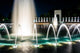 The National World War II Memorial Fountains at night at the Nat Wall Mural