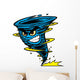 Twister Mascot Wall Decal