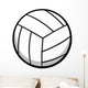 Volleyball Wall Decal