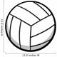 Volleyball Wall Decal