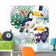 Tropical Jungle Toucan Wall Mural