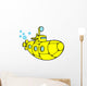 Yellow Submarine Wall Decal