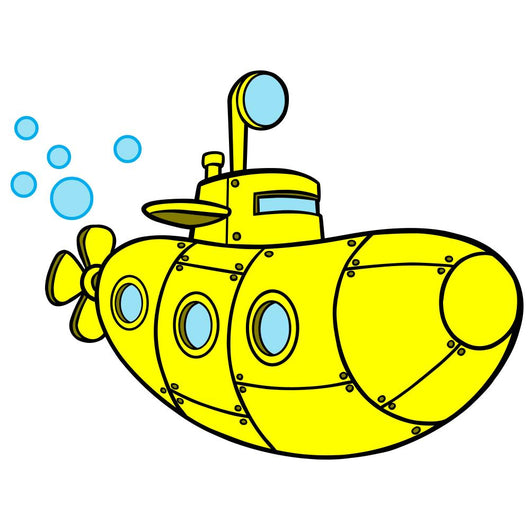 Yellow Submarine Wall Decal