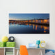 Old City of Tavira. At sunset. Arabic bridge. Wall Mural
