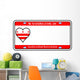 Washington DC License Plate Wall Decal