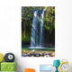 Sunlight Through Waterfall Wall Mural