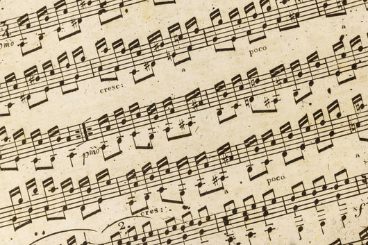 Background Sheet Music Wall Mural
