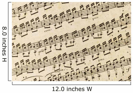 Background Sheet Music Wall Mural