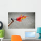 Megaphone in hand Wall Mural