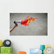 Megaphone in hand Wall Mural