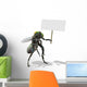 Giant Fly with Blank Sign Wall Decal
