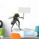 Giant Fly with Blank Sign Wall Decal