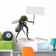 Giant Fly with Blank Sign Wall Decal