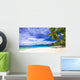 scenic Seychelles Beach Wall Mural