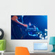Guitarist on stage for background, soft and blur concept Wall Mural