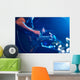 Guitarist on stage for background, soft and blur concept Wall Mural