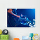 Guitarist on stage for background, soft and blur concept Wall Mural
