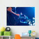 Guitarist on stage for background, soft and blur concept Wall Mural