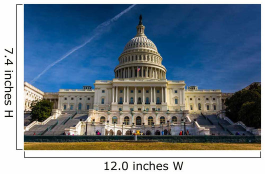 The United States Capitol, Washington, DC. Wall Mural