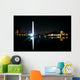The Washington Monument and World War II Memorial reflecting in Wall Mural