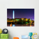 The Washington Monument at night in Washington, DC. Wall Mural