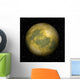 Abstract Pluto planet generated texture background Wall Mural