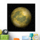 Abstract Pluto planet generated texture background Wall Mural