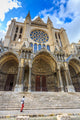 La cathédrale Notre de Dame de Chartres ,en France Wall Mural