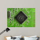 Communications Technology Concept Green Wall Mural