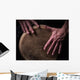 Motion Picture of a bongo Player Wall Mural