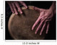 Motion Picture of a bongo Player Wall Mural