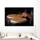 Motion Picture of a bongo Player Wall Mural