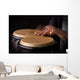 Motion Picture of a bongo Player Wall Mural