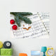 Background Christmas Music Wall Mural