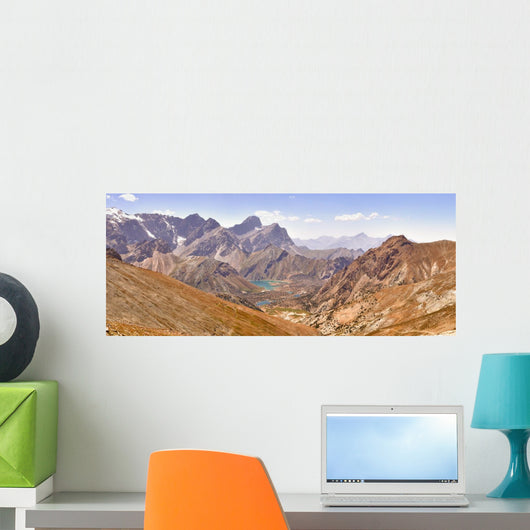 Panorama Mountains Lake Kulikolon Wall Decal