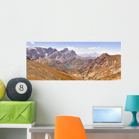 Panorama Mountains Lake Kulikolon Wall Decal