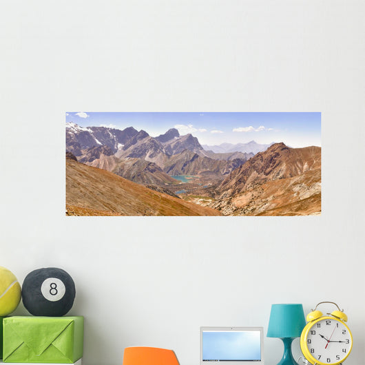 Panorama Mountains Lake Kulikolon Wall Decal