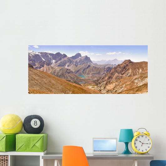 Panorama Mountains Lake Kulikolon Wall Decal