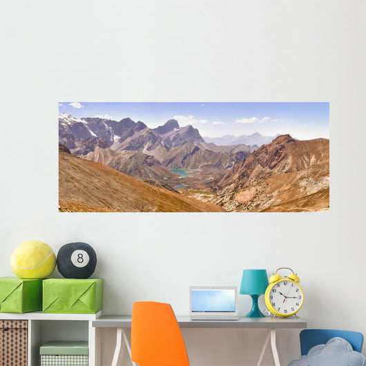 Panorama Mountains Lake Kulikolon Wall Decal