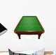 Snooker Table Isolated Wall Decal