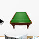 Snooker Table Isolated Wall Decal